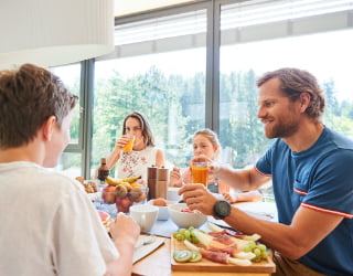 LaVita ile kahvaltıda aile